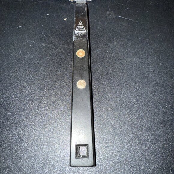 HOUSEHOLD Stainless Steel USA Spatula Turner Flipper 10" Wood Handle - Picture 4 of 16